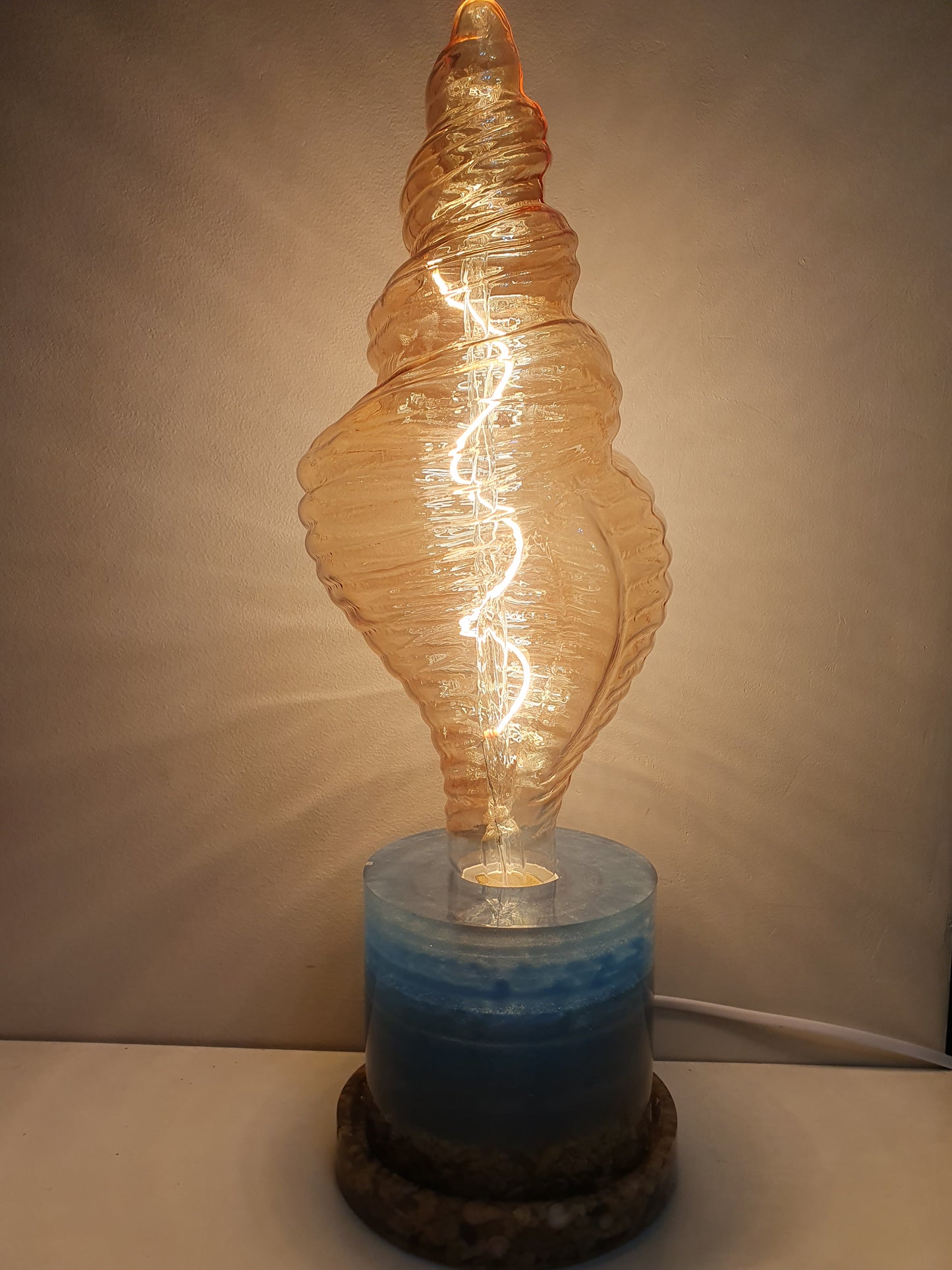 Celebrating our oceans treasures - seashell table lamp