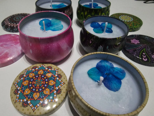 Boho Bliss scented candles - Calming ions (anxiety)