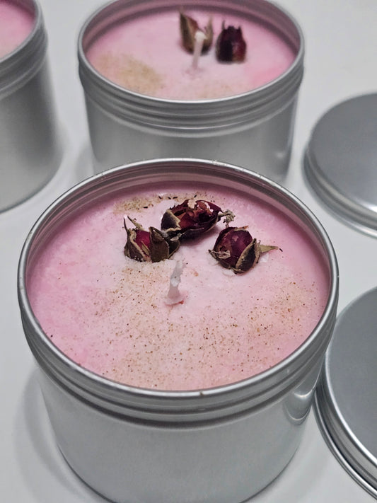 Boho Beach scented candle - My final rose