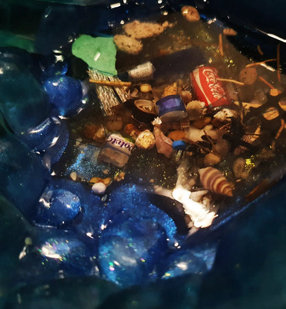 Table art/ bowl - Rubbish free oceans